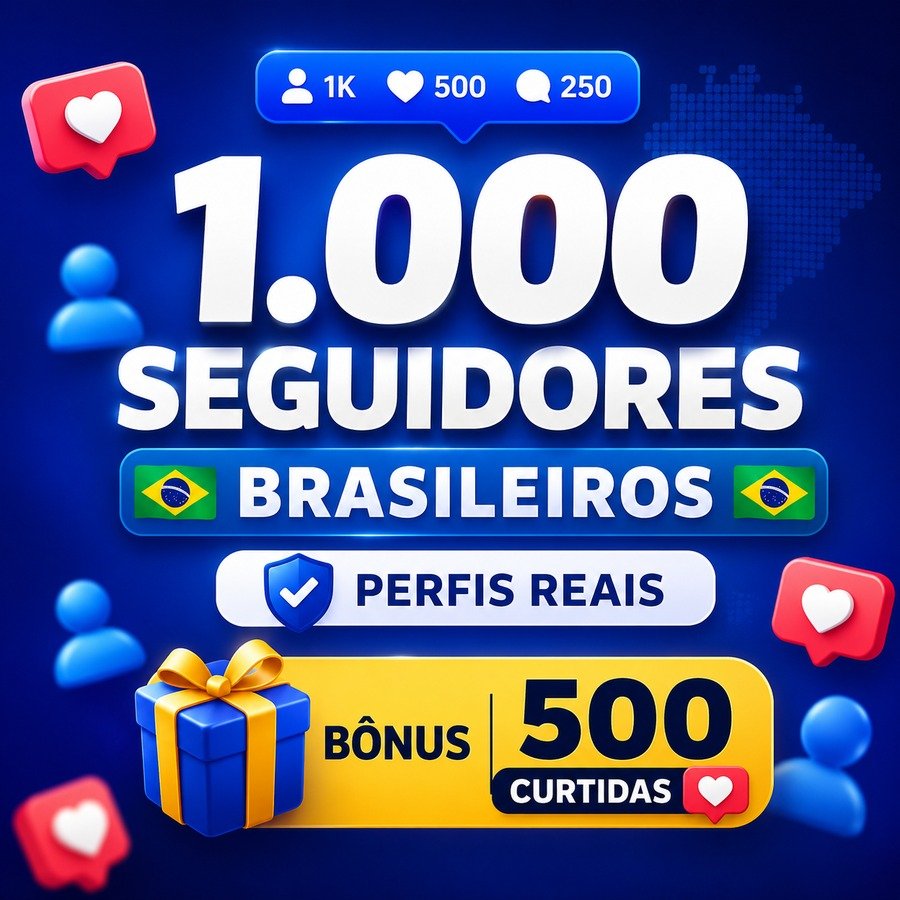 Pacote com seguidores e curtidas